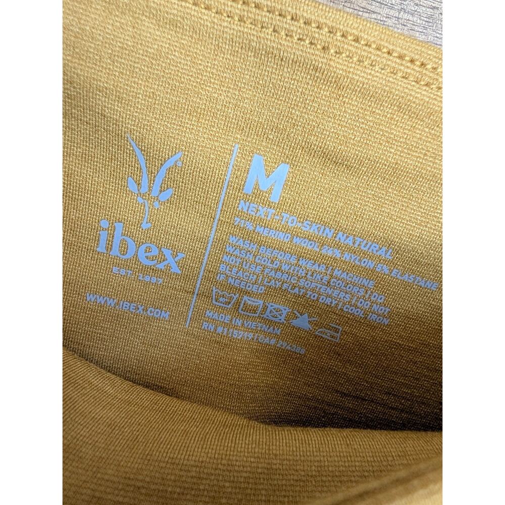 NWT IBEX FW23 Lizzi Tight Womens M Dried Tobacco Merino Wool Activewear Pull On - Picture 3 of 4